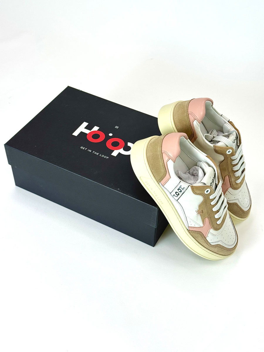 Sneaker Ho&#39;op Caramello e Rosa