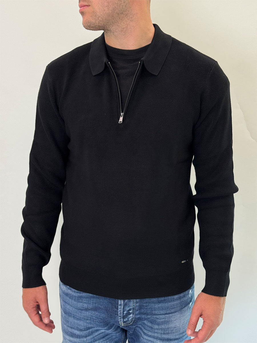 Pullover Gianni Lupo mezza zip 2 colori