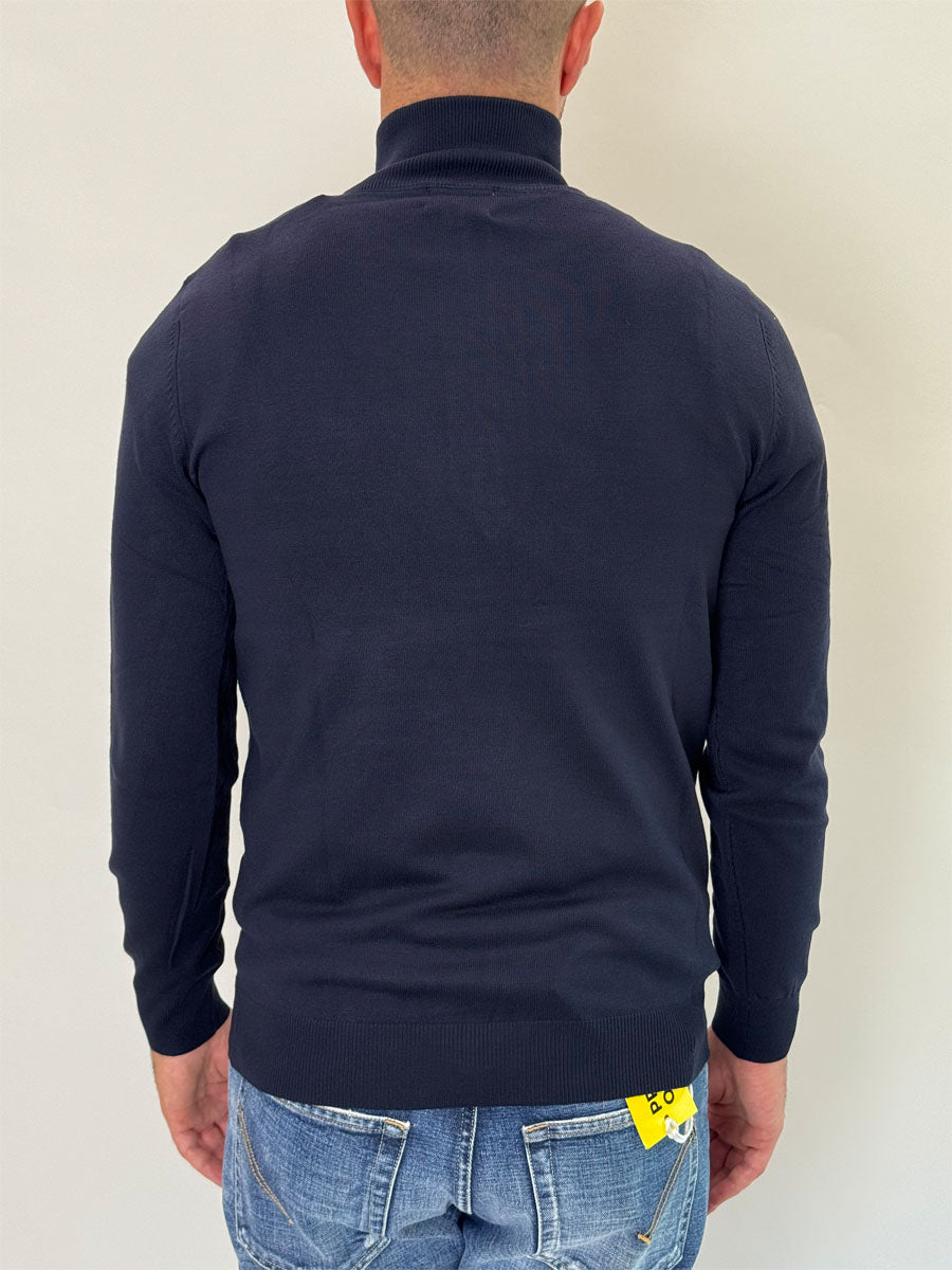 Pullover Gianni Lupo mezza zip 2 colori