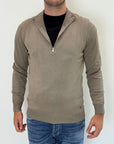 Pullover Gianni Lupo mezza zip 2 colori