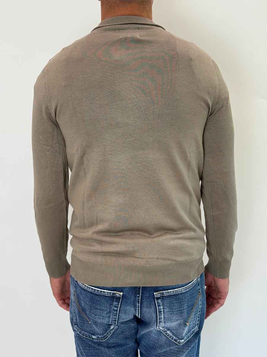 Pullover Gianni Lupo mezza zip 2 colori