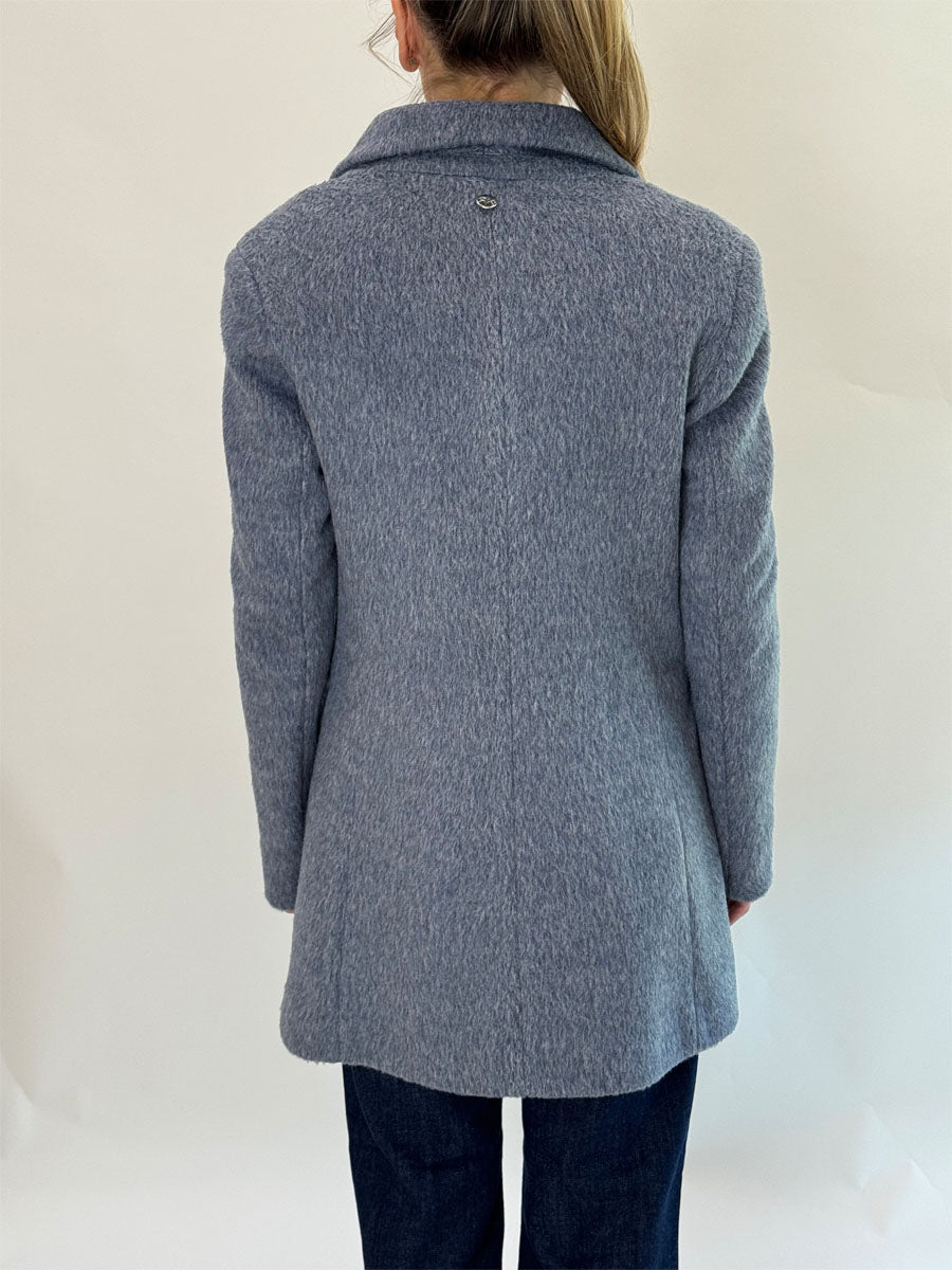 Cappotto Rebeka Rosseffetto lana bouclè 2 colori