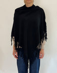 Poncho Griffai in maglia Nero