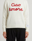 Pullover Superculture Clothing Ciao Amore Bianco o Nero