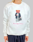 Felpa Superculture Clothing Paris Orso in 3 colori a scelta