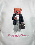 Felpa Superculture Clothing Paris Orso in 3 colori a scelta