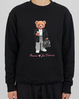 Felpa Superculture Clothing Paris Orso in 3 colori a scelta