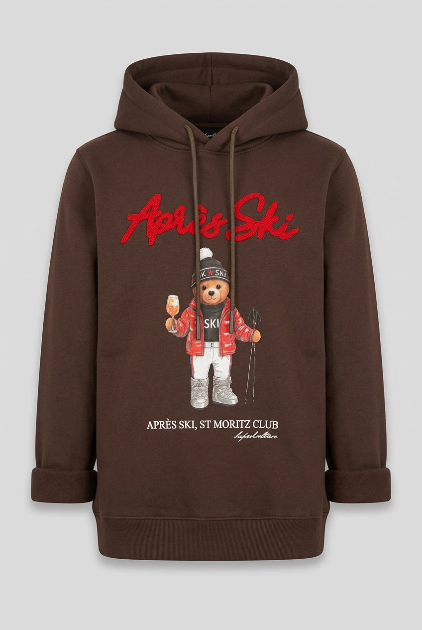 Felpa Superculture Clothing Après Ski Orso in 4 colori a scelta