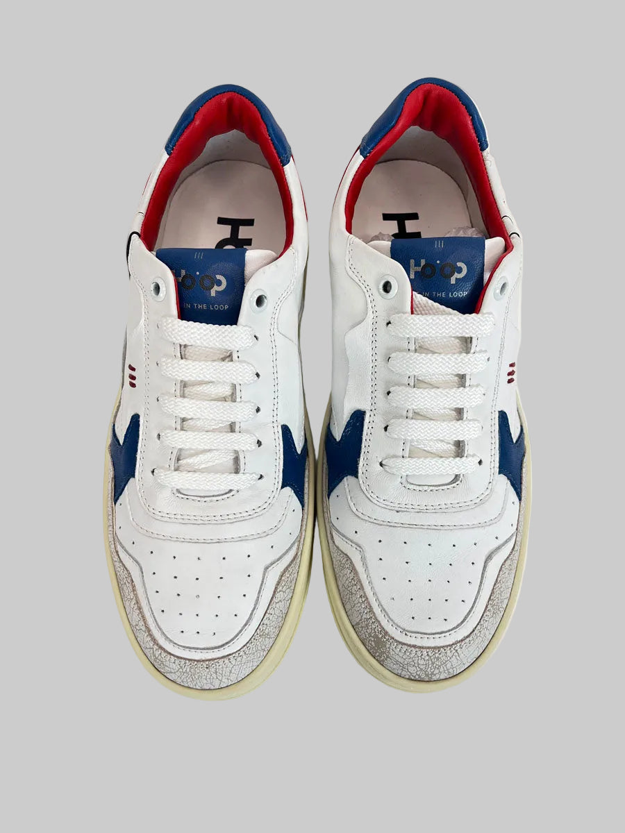 Sneaker Ho'op White Blu Crack