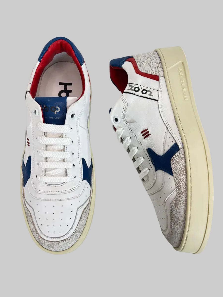 Sneaker Ho'op White Blu Crack