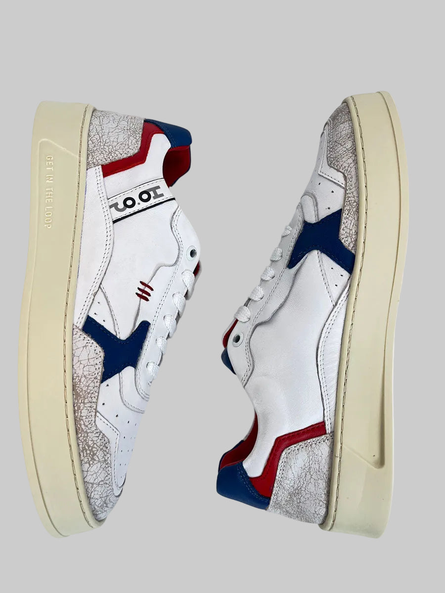Sneaker Ho'op White Blu Crack