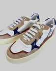 Sneaker Ho'op White Blu Brown