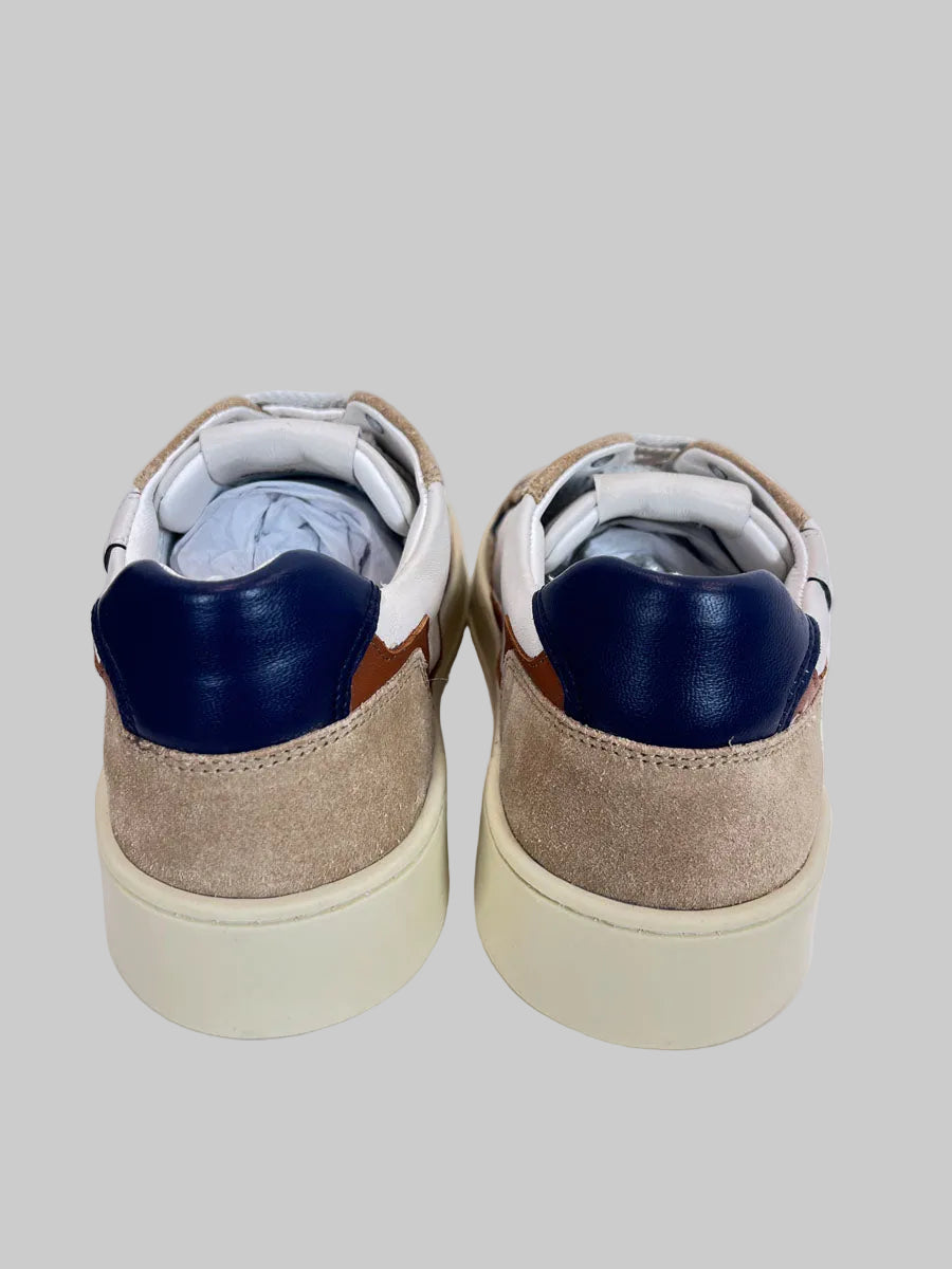 Sneaker Ho'op White Blu Brown
