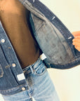 Giubbino Take Two Denim con interno