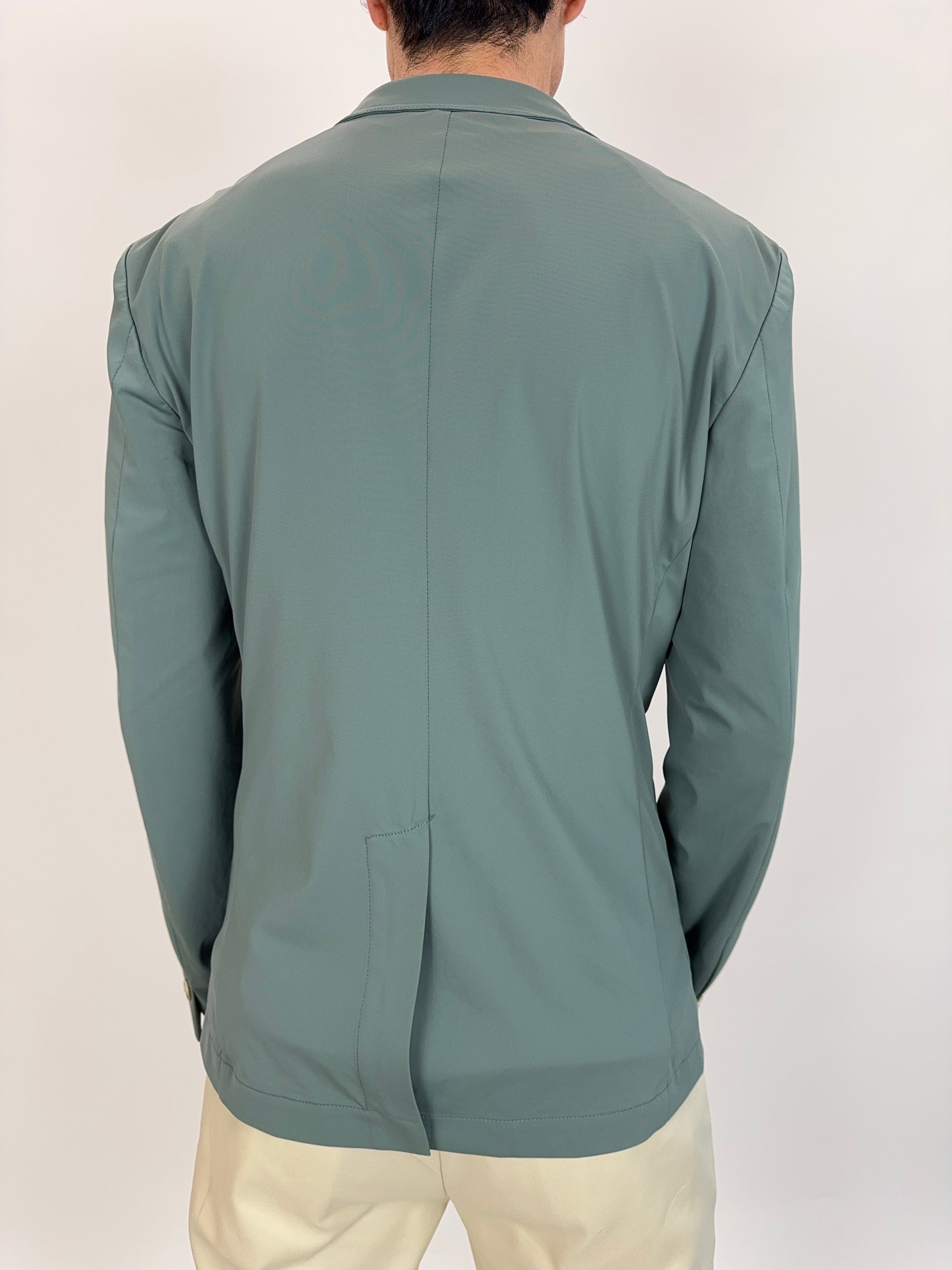 Giacca Gianni Lupo doppiopetto verde salvia o blu navy