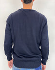 Pullover Griffai rombi blu o nero