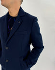 Cappotto Gianni Lupo blu o cammello