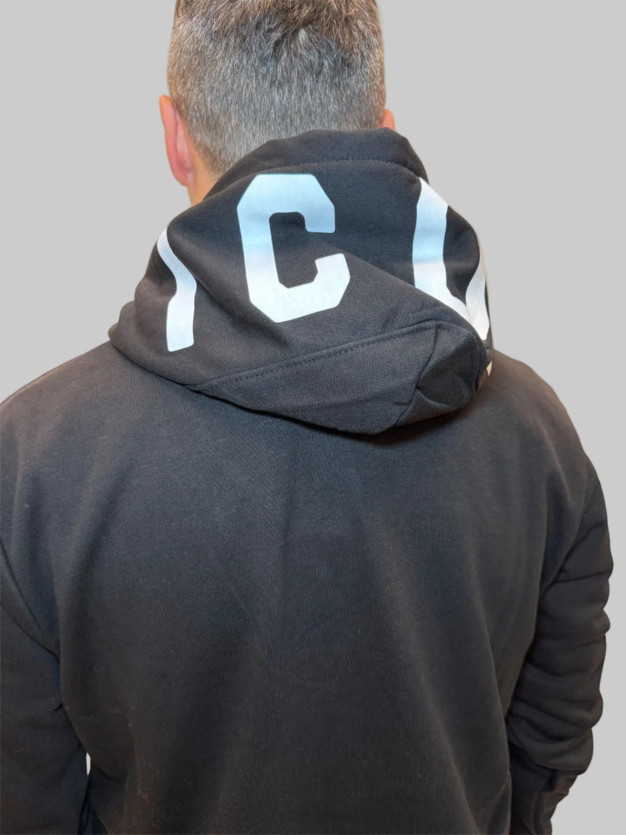 Felpa Icon cappuccio con logo bianco o nero