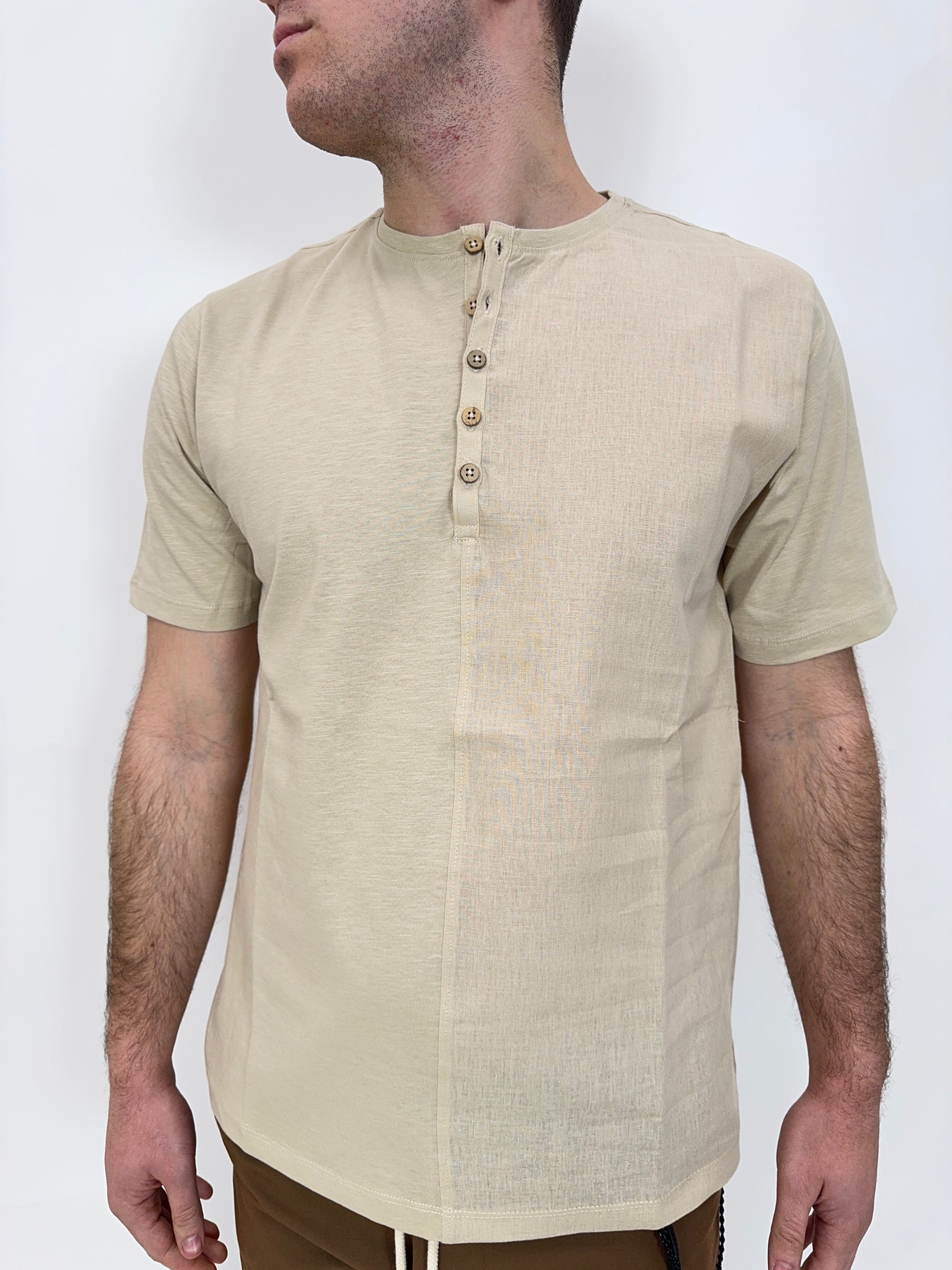 T-shirt Seinse cotone e lino 2 colori