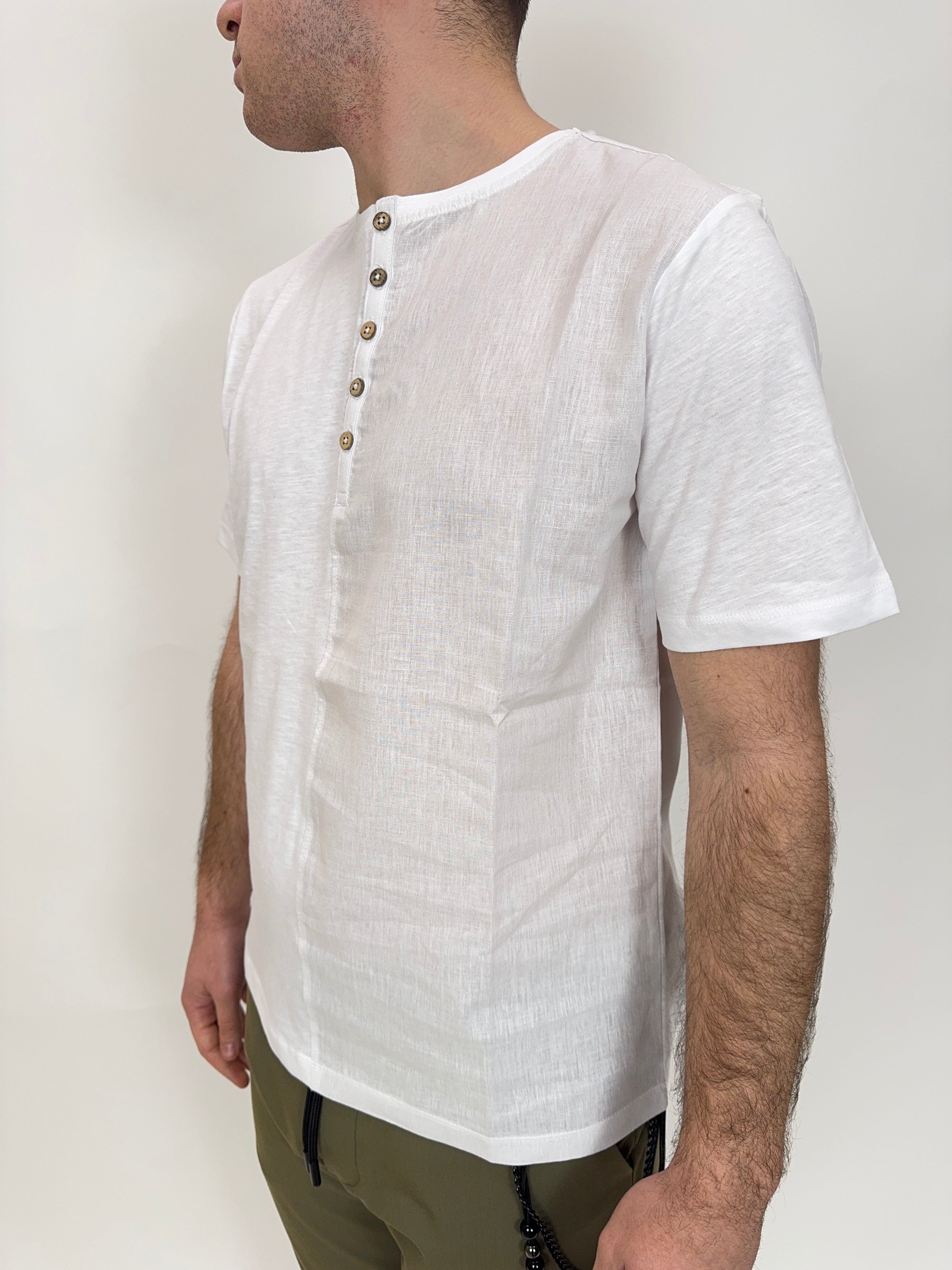 T-shirt Seinse cotone e lino 2 colori
