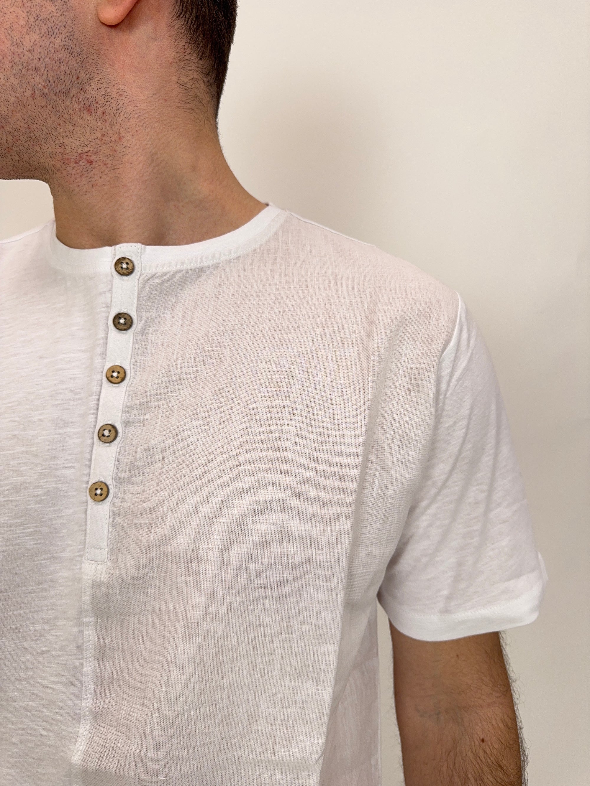 T-shirt Seinse cotone e lino 2 colori