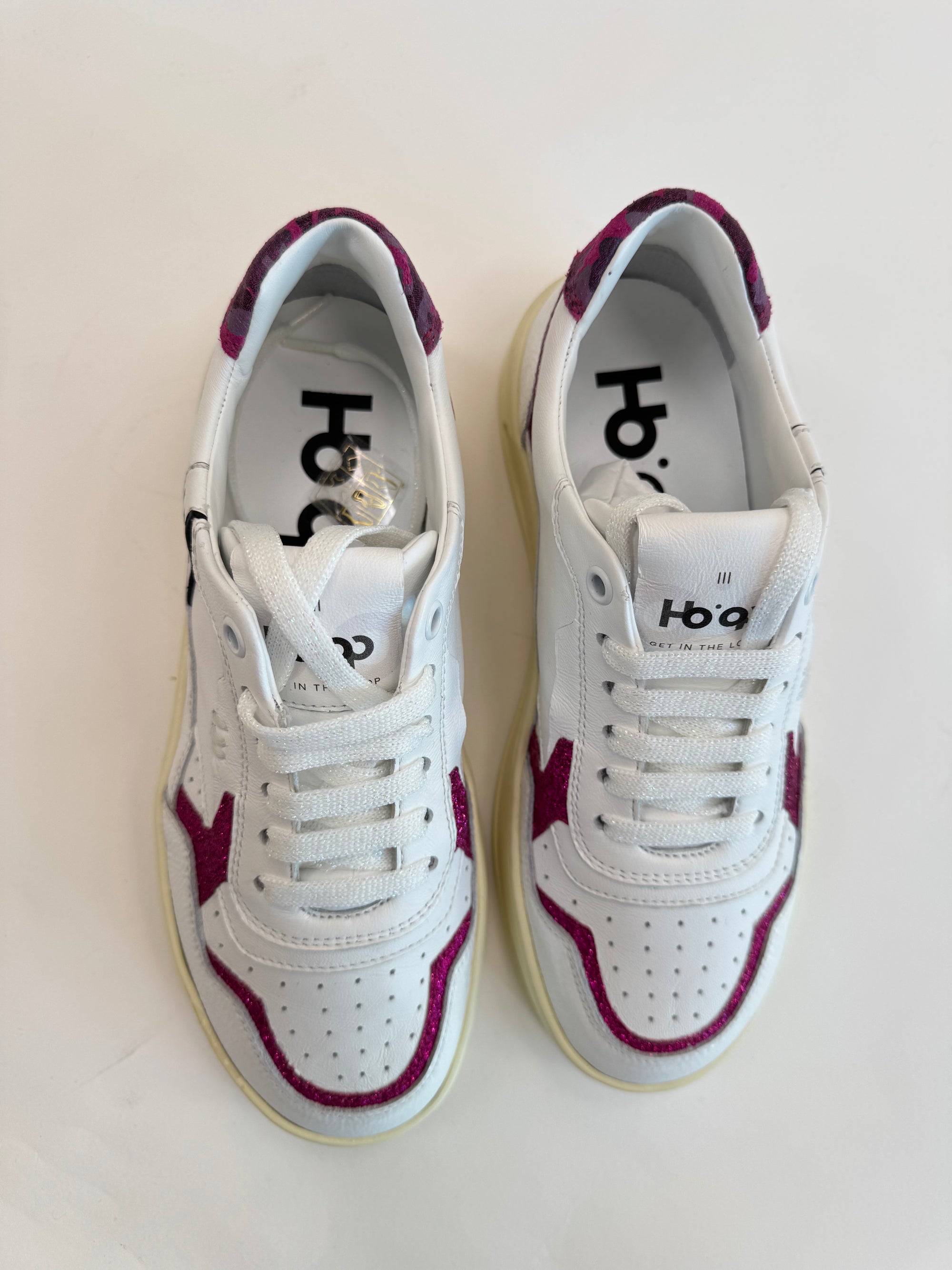 Sneaker Ho&#39;op White Fucsia