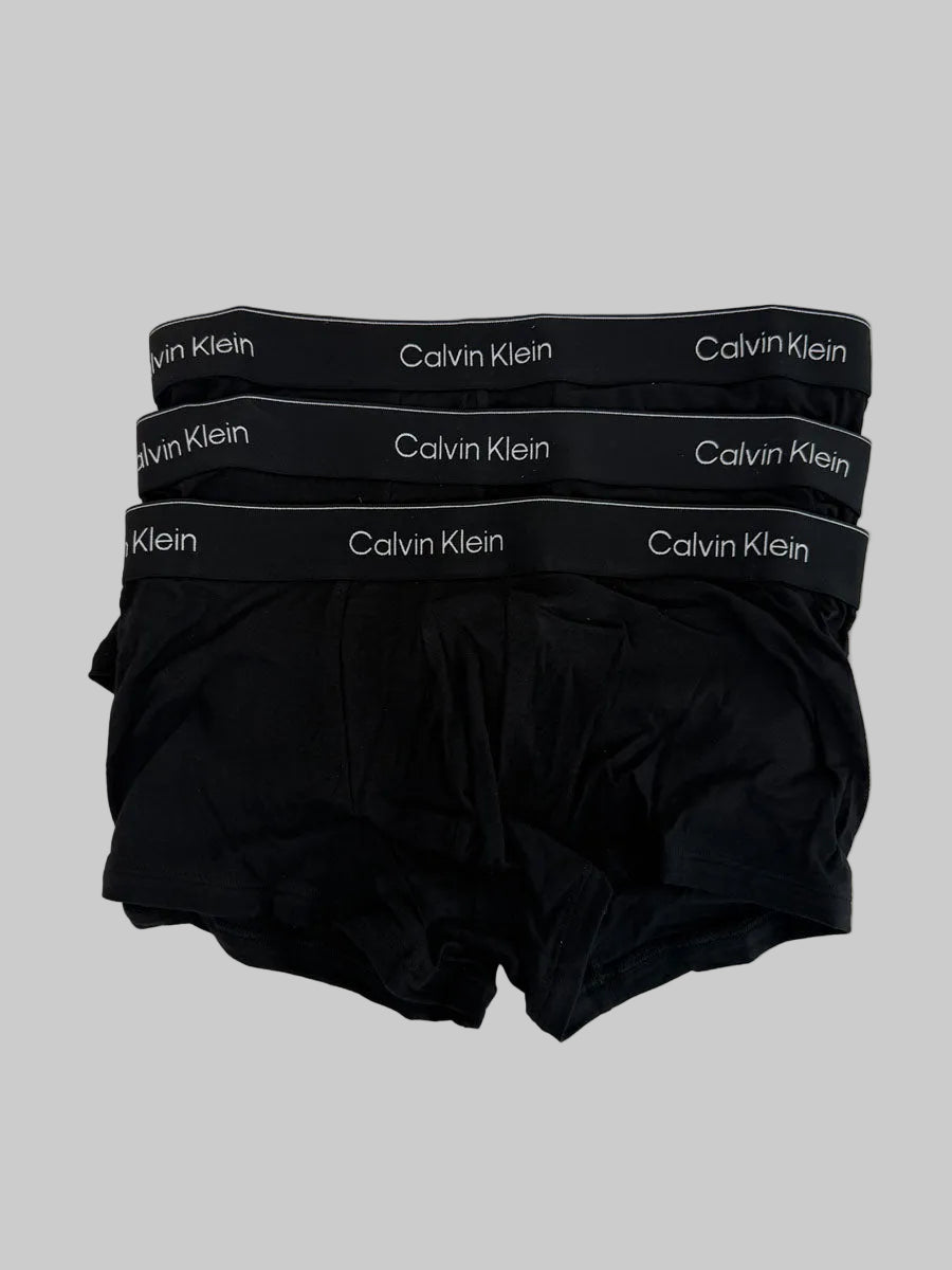 3 Boxer Calvin Klein Nero elastico Nero