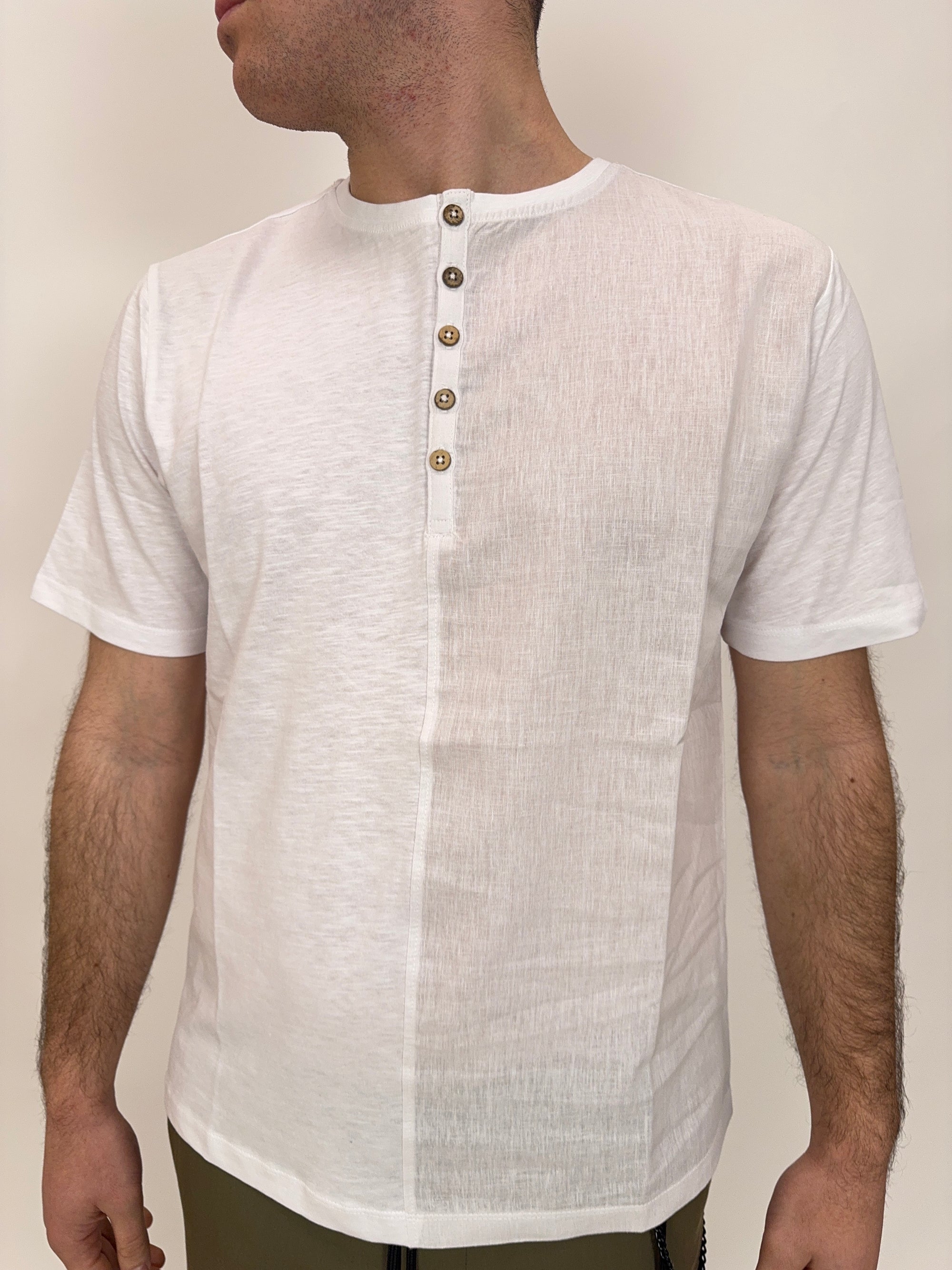 T-shirt Seinse cotone e lino 2 colori