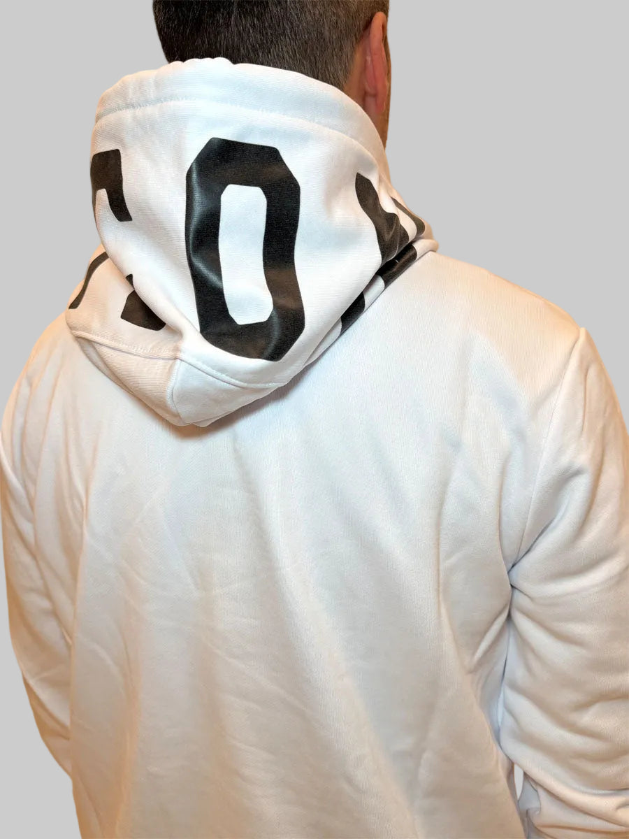 Felpa Icon cappuccio con logo bianco o nero