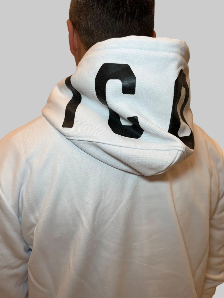 Felpa Icon cappuccio con logo bianco o nero