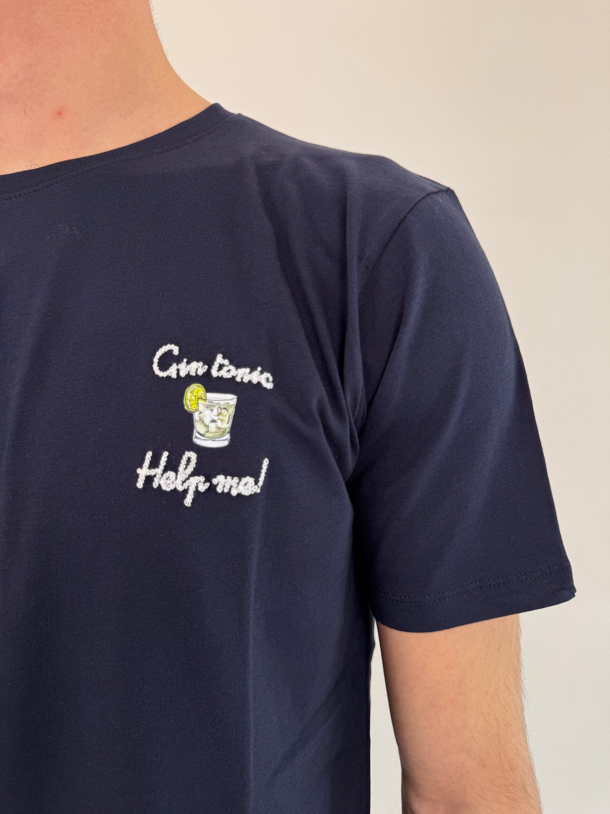 T-shirt Sunday People Gin Tonic Help Me!