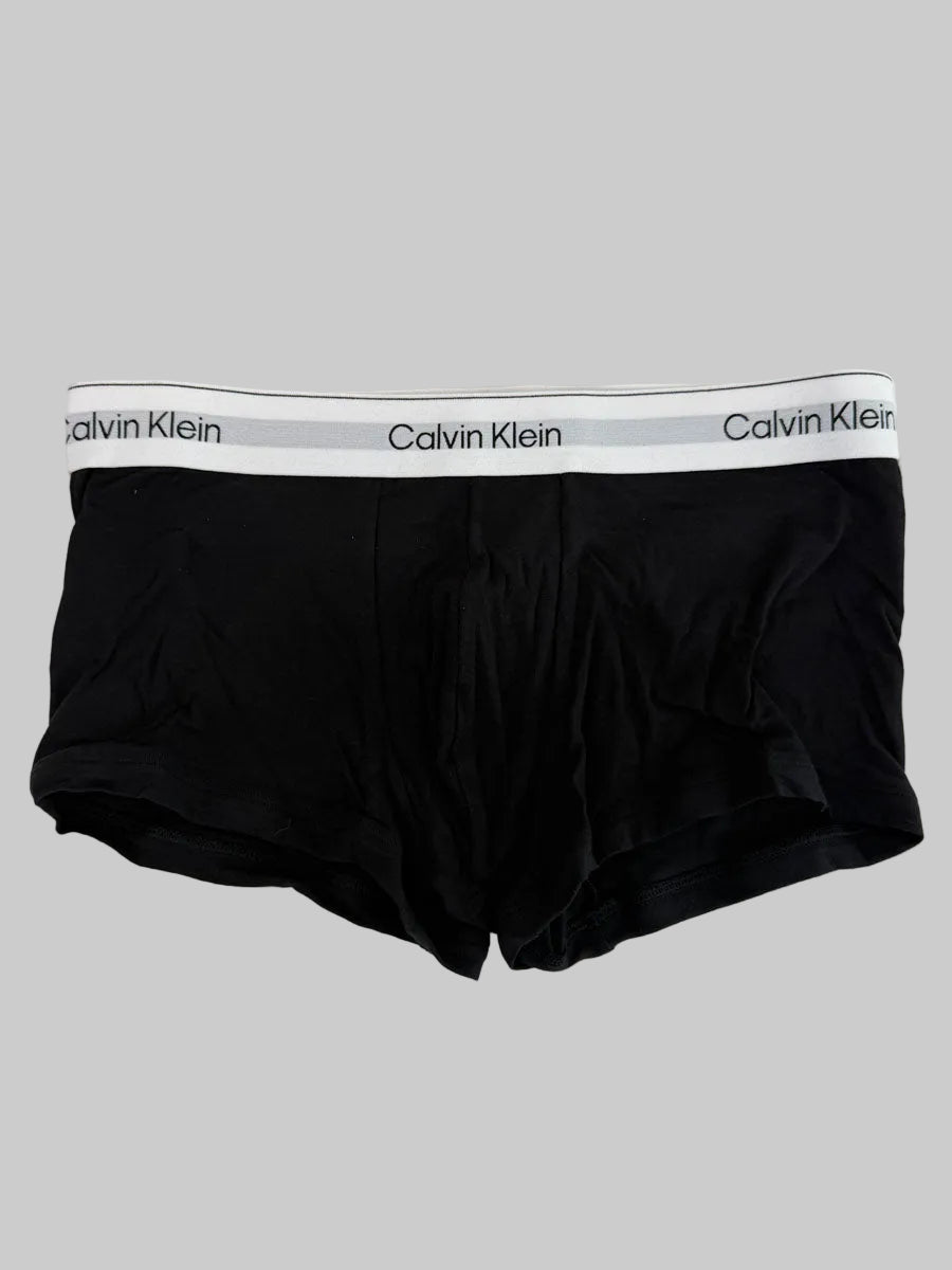 3 Boxer Calvin Klein Nero elastico Bianco