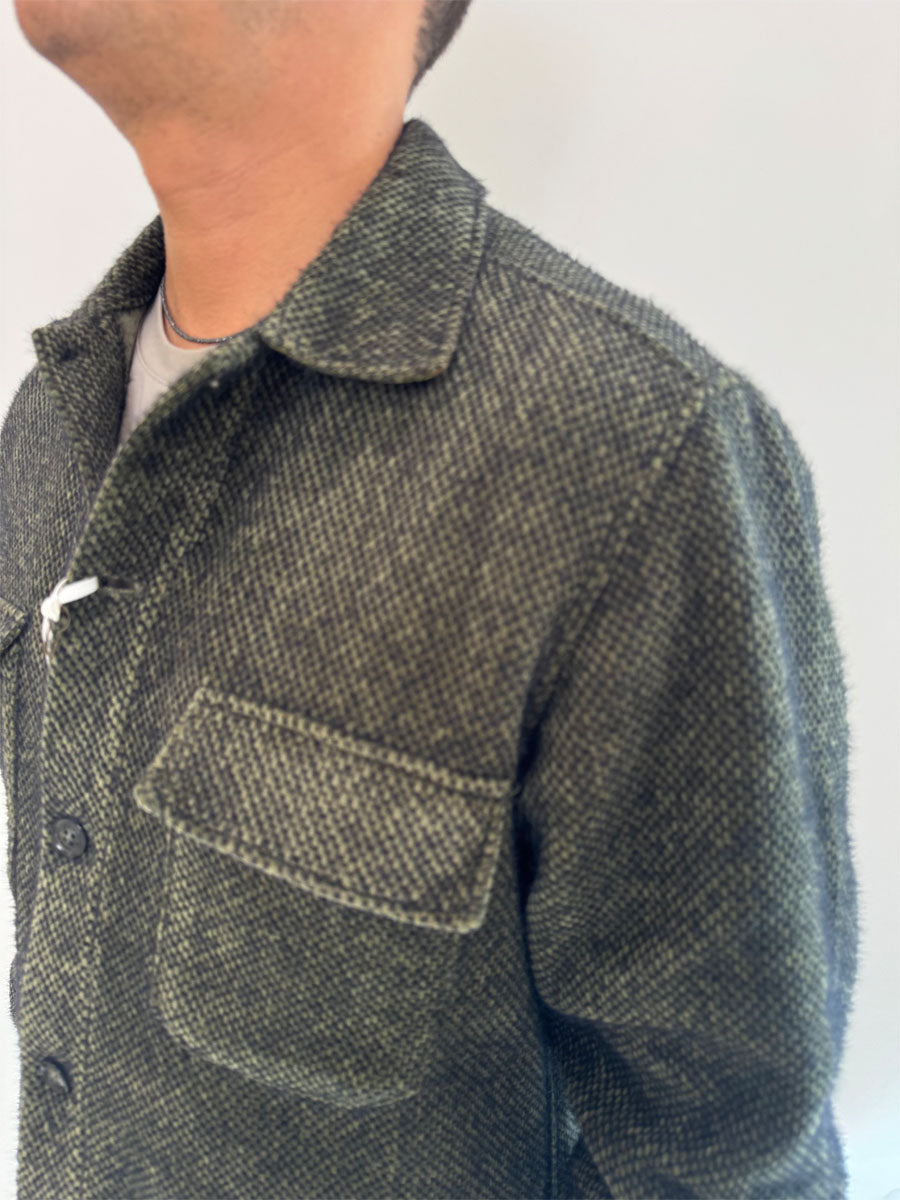 Camicia Overshirt Alessandro Lamura verde