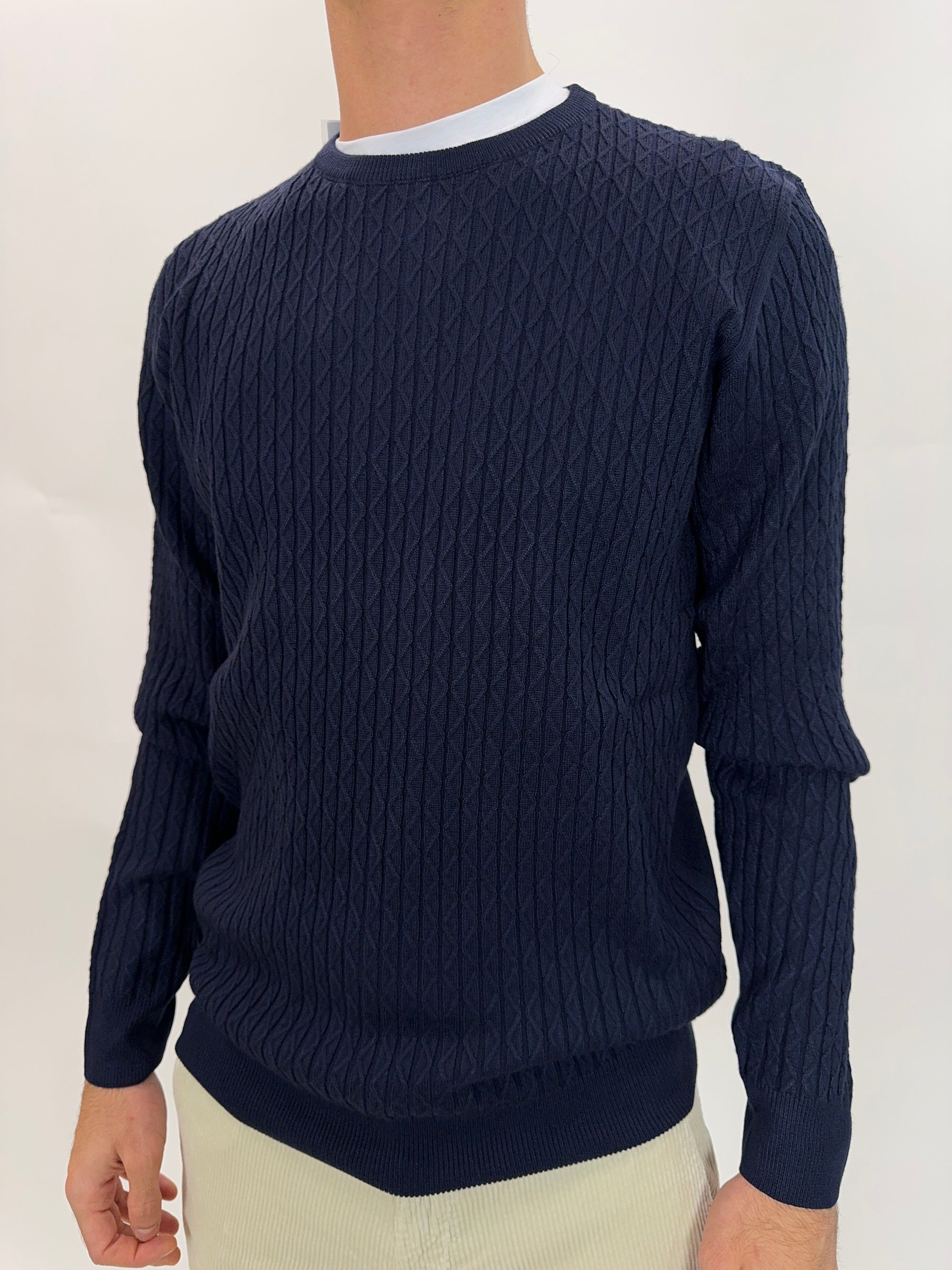 Pullover Seinse Verde Bosco o Blu Navy