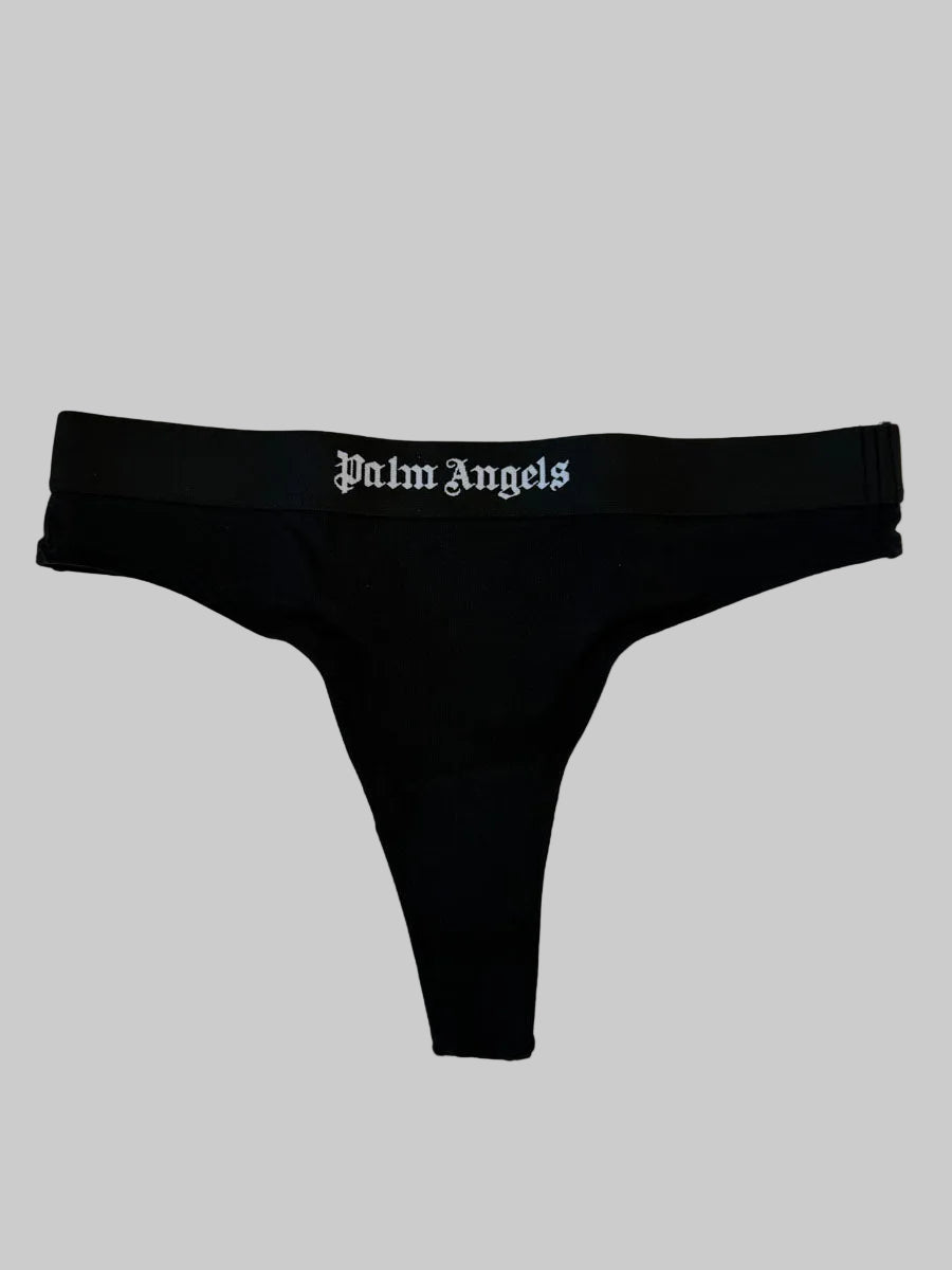 3 Perizomi Palm Angels Colore Nero Bianco e Grigio