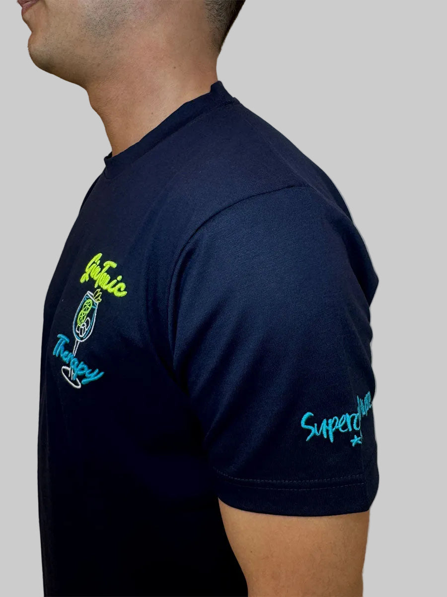 T-Shirt Superculture Gin Tonic Therapy 2 Colori
