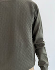 Pullover Seinse verde militare, nero, blu o grigio ghiaccio