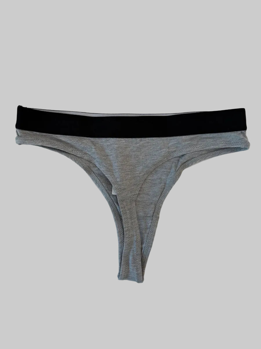 3 Perizomi Palm Angels Colore Nero Bianco e Grigio