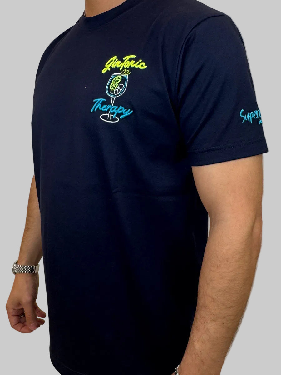 T-Shirt Superculture Gin Tonic Therapy 2 Colori