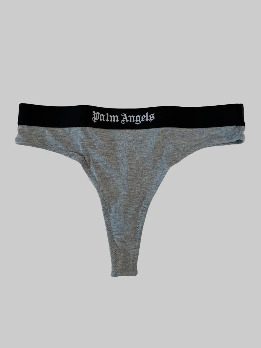 3 Perizomi Palm Angels Colore Nero Bianco e Grigio