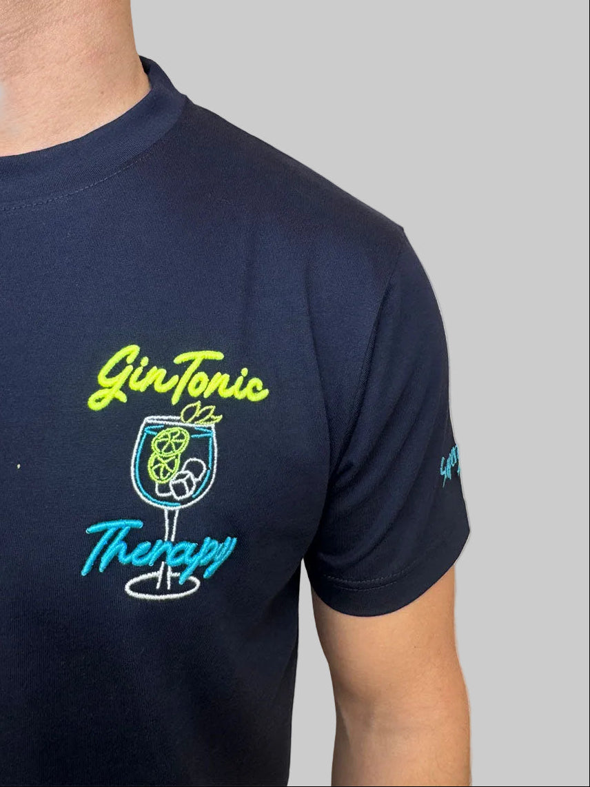 T-Shirt Superculture Gin Tonic Therapy 2 Colori