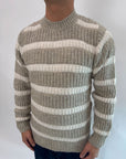 Pullover Gianni Lupo righe 2 colori