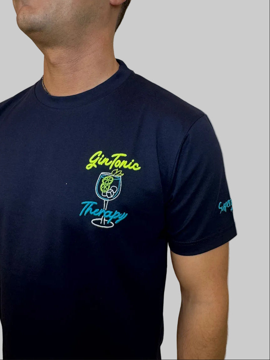 T-Shirt Superculture Gin Tonic Therapy 2 Colori