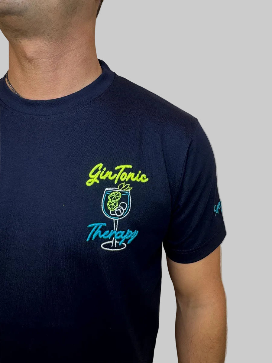 T-Shirt Superculture Gin Tonic Therapy 2 Colori