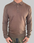Polo Gianni Lupo Manica Lunga in filo 2 Colori