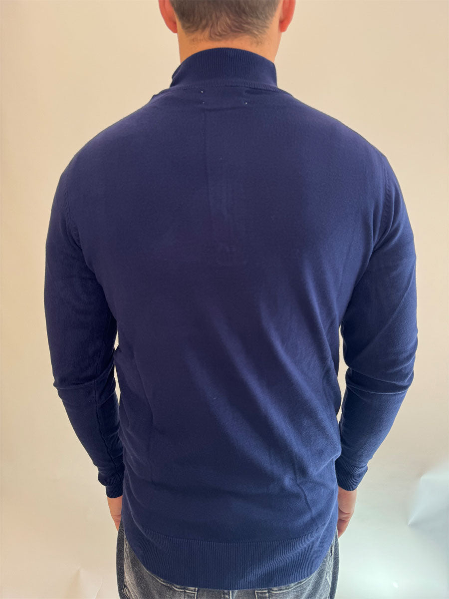 Pullover OverD mezza zip 3 colori