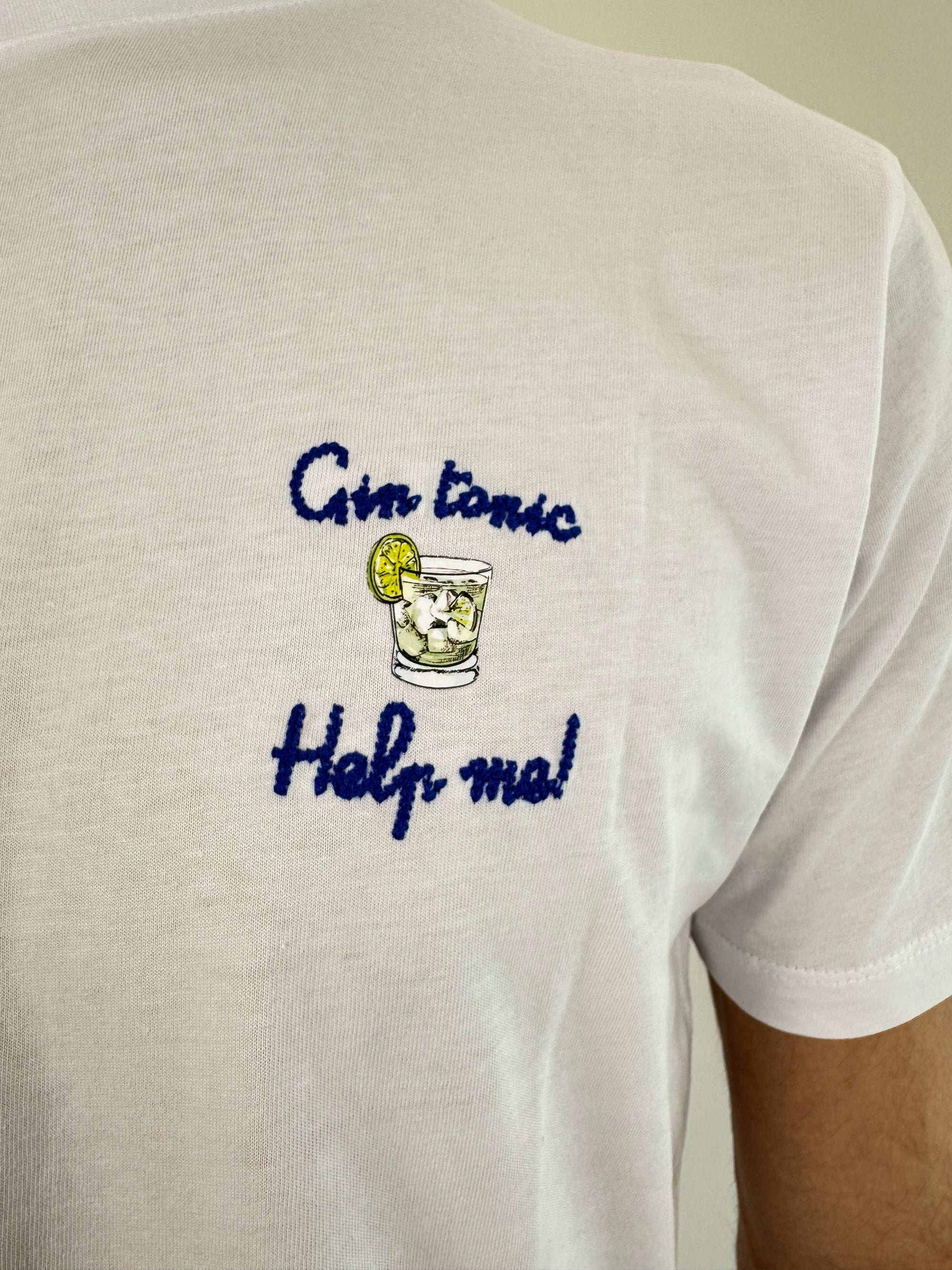 T-shirt Sunday People Gin Tonic Help Me!