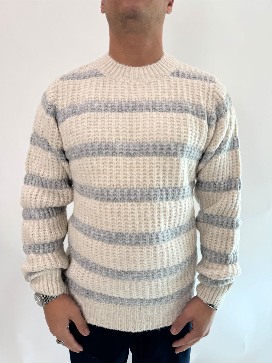 Pullover Gianni Lupo righe 2 colori