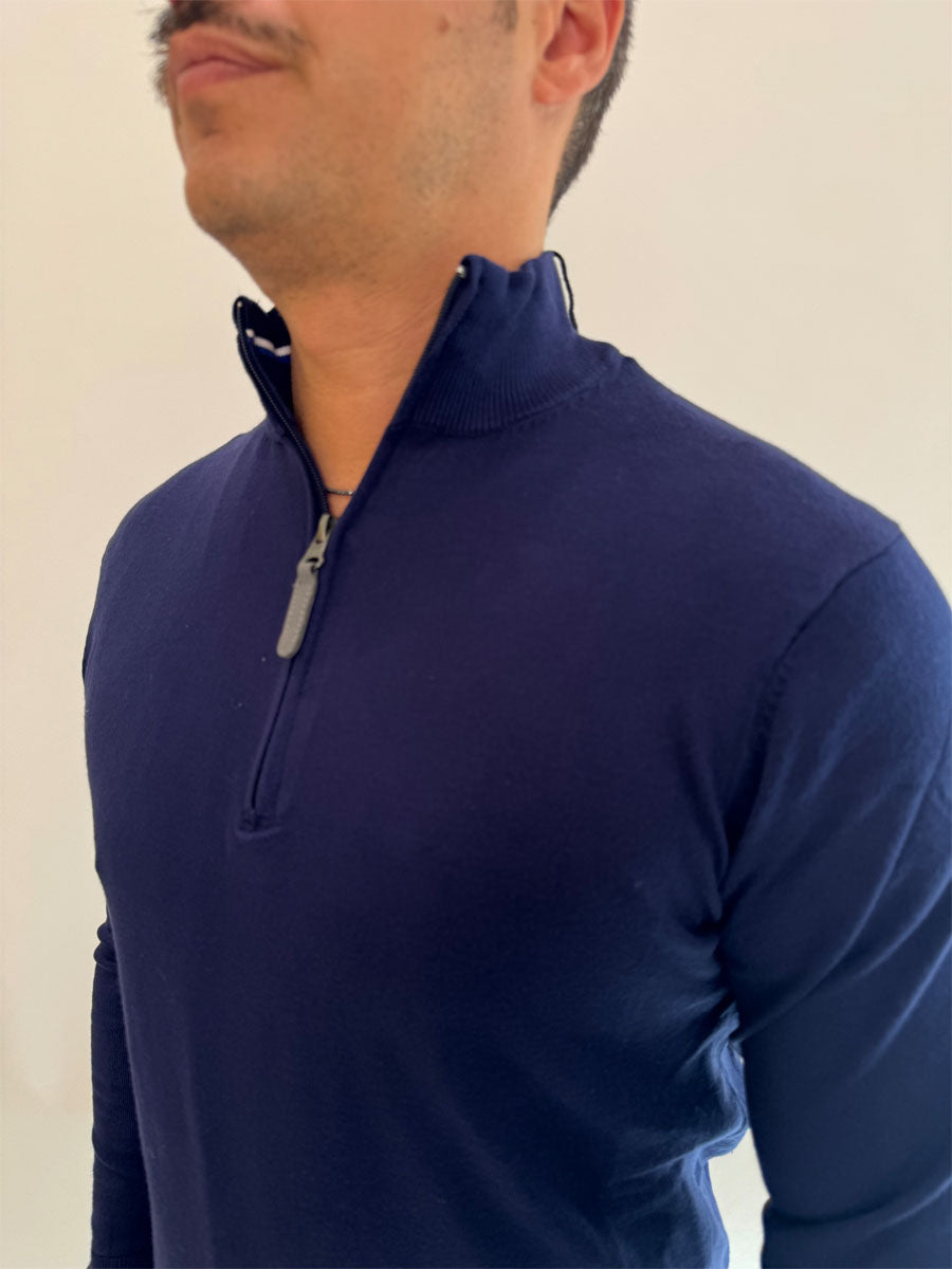 Pullover OverD mezza zip 3 colori