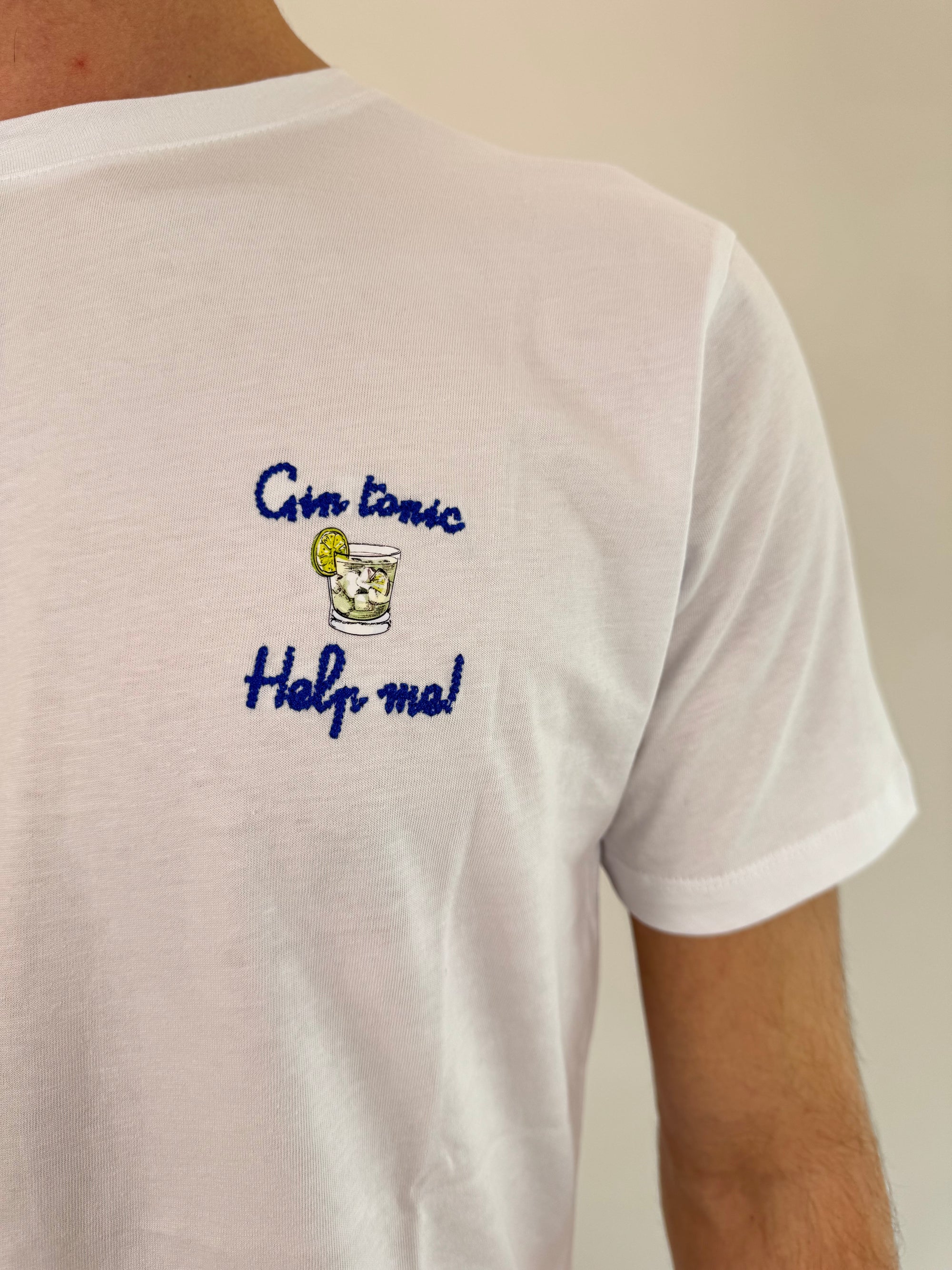 T-shirt Sunday People Gin Tonic Help Me!